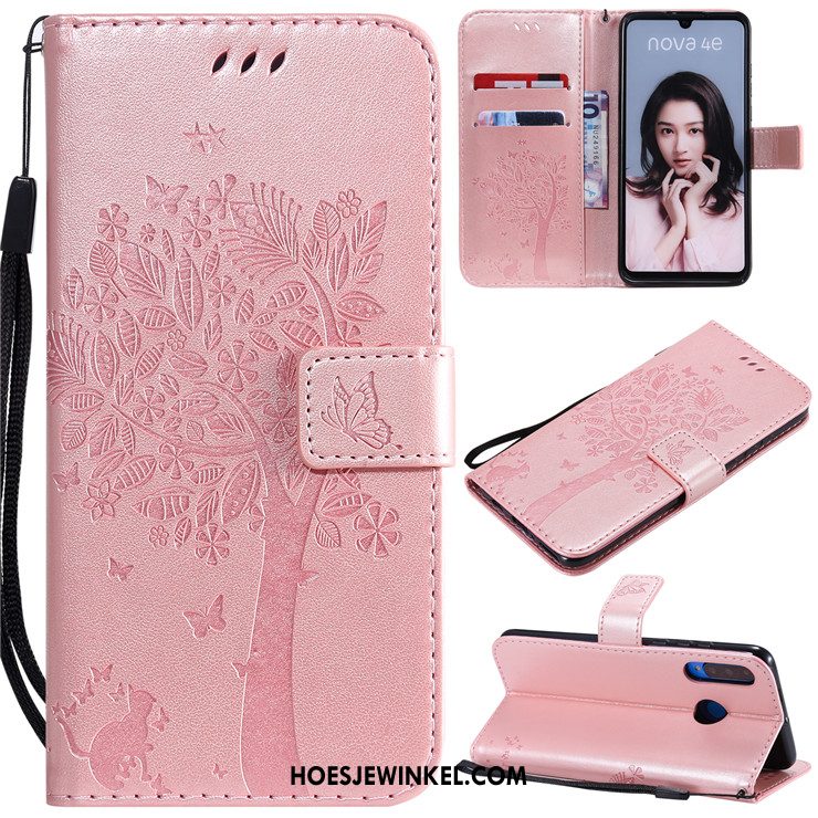 Huawei P30 Lite Hoesje Clamshell Hoes Anti-fall, Huawei P30 Lite Hoesje Groen All Inclusive