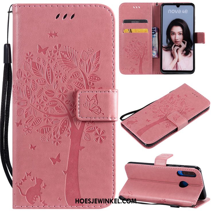 Huawei P30 Lite Hoesje Clamshell Hoes Anti-fall, Huawei P30 Lite Hoesje Groen All Inclusive