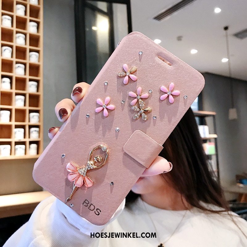 Huawei P30 Lite Hoesje Clamshell Mooie Bescherming, Huawei P30 Lite Hoesje Leren Etui Hoes