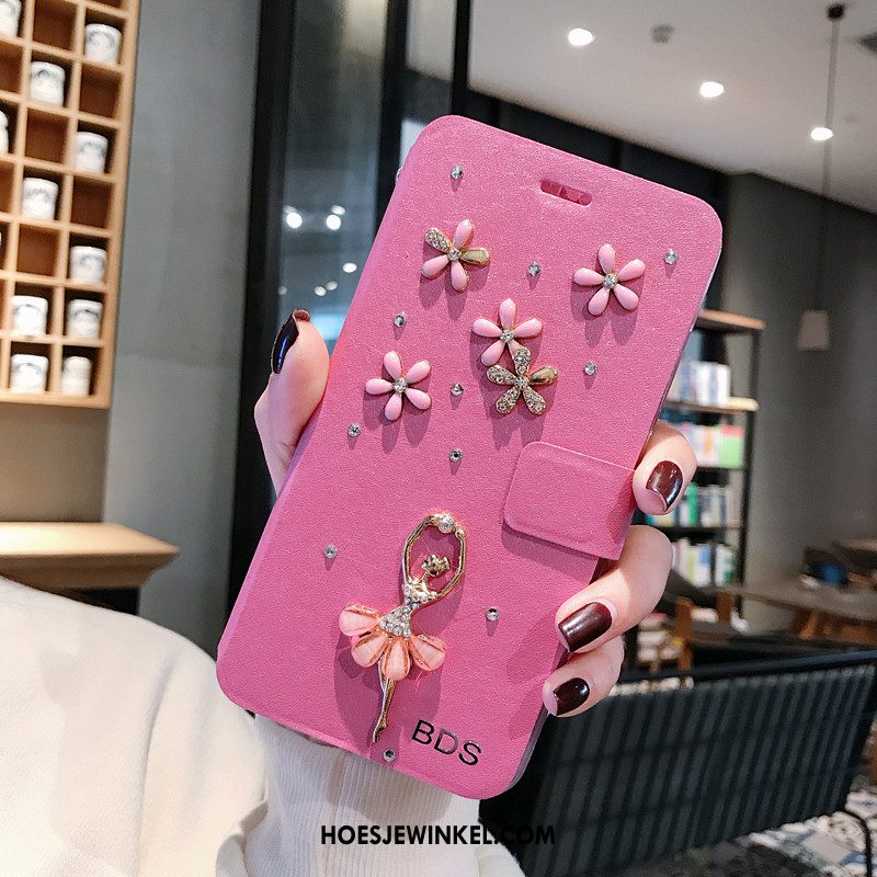 Huawei P30 Lite Hoesje Clamshell Mooie Bescherming, Huawei P30 Lite Hoesje Leren Etui Hoes