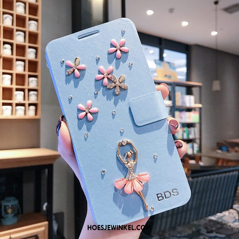 Huawei P30 Lite Hoesje Clamshell Mooie Bescherming, Huawei P30 Lite Hoesje Leren Etui Hoes