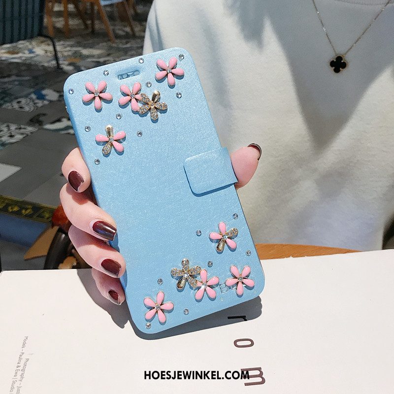 Huawei P30 Lite Hoesje Clamshell Mooie Bescherming, Huawei P30 Lite Hoesje Leren Etui Hoes