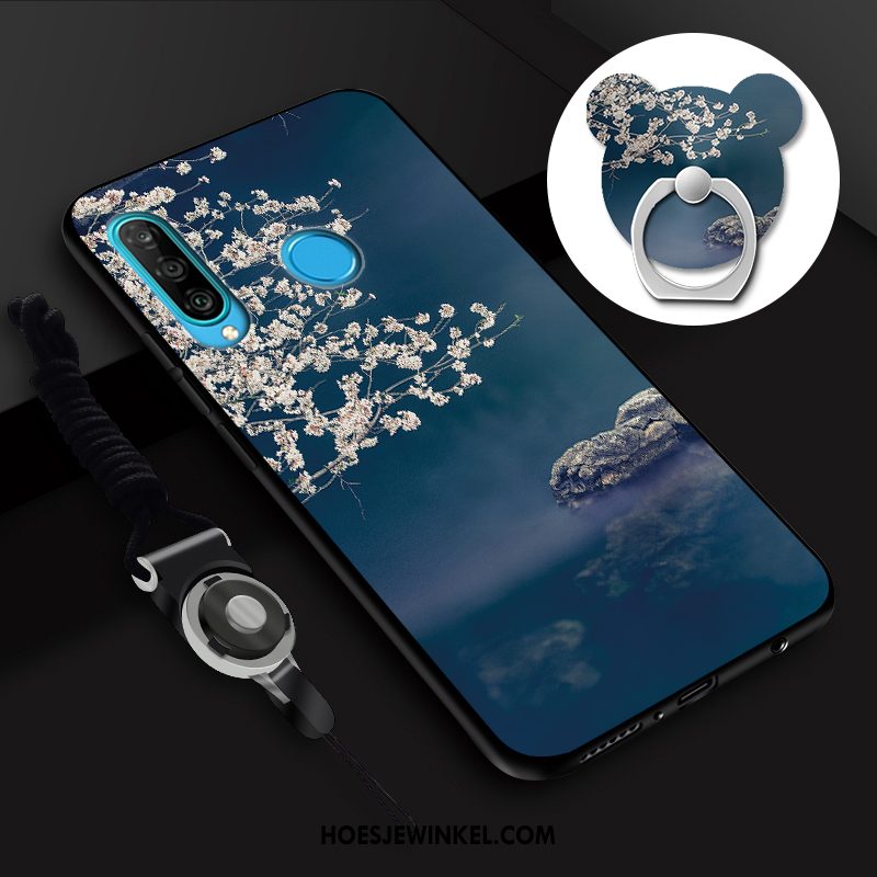 Huawei P30 Lite Hoesje Mobiele Telefoon Eenvoudige Skärmskydd, Huawei P30 Lite Hoesje Anti-fall Lichte En Dun