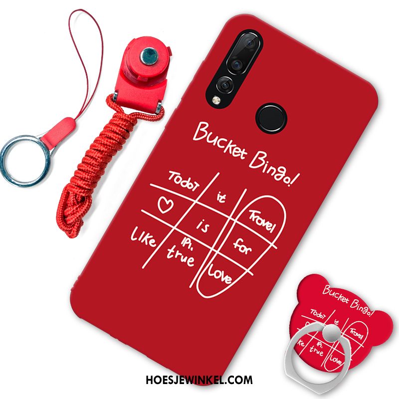 Huawei P30 Lite Hoesje Ring Mobiele Telefoon Schrobben, Huawei P30 Lite Hoesje Bescherming All Inclusive