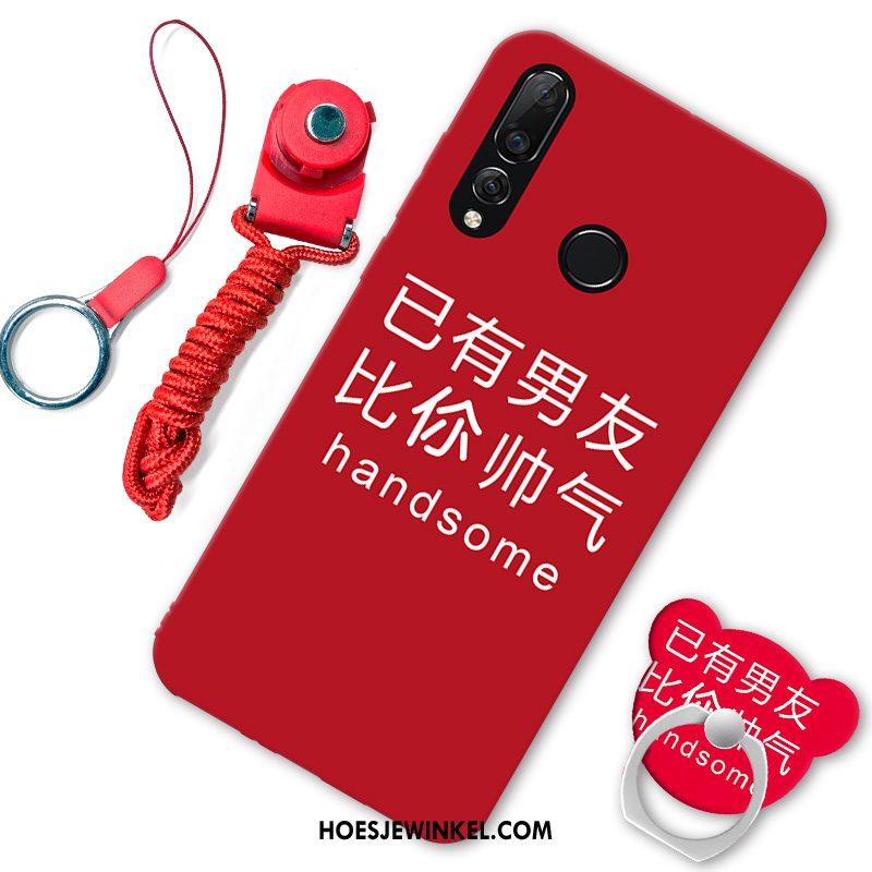 Huawei P30 Lite Hoesje Ring Mobiele Telefoon Schrobben, Huawei P30 Lite Hoesje Bescherming All Inclusive