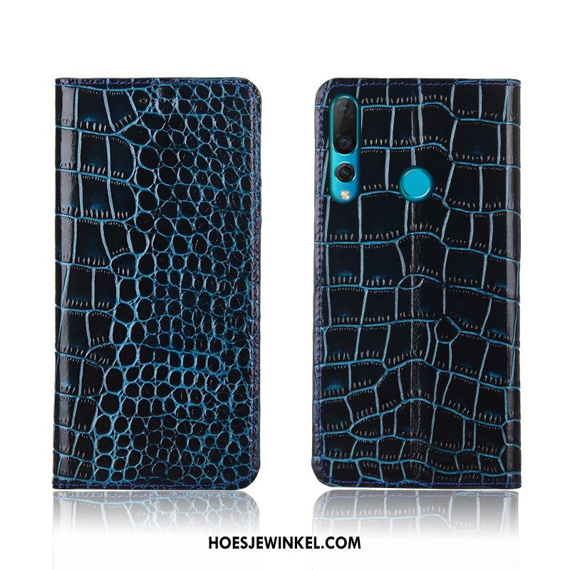 Huawei P30 Lite Hoesje Siliconen Blauw Mobiele Telefoon, Huawei P30 Lite Hoesje Clamshell Nieuw