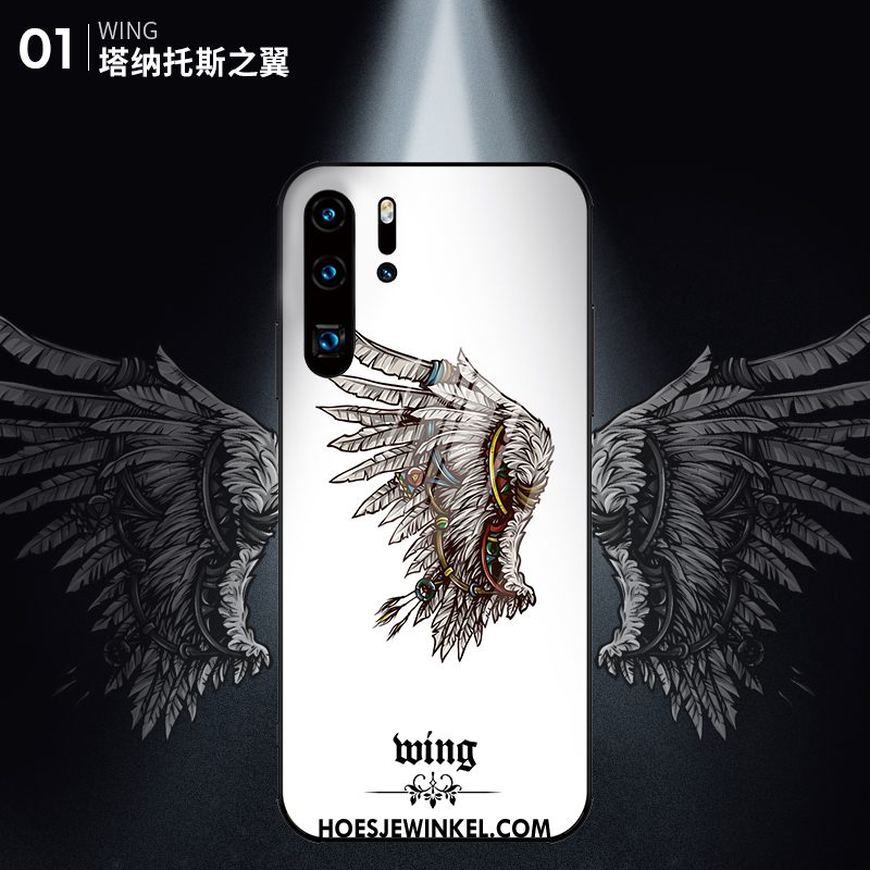 Huawei P30 Pro Hoesje All Inclusive Trendy Merk Vintage, Huawei P30 Pro Hoesje Hoes Anti-fall