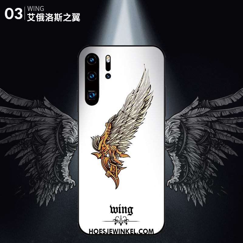 Huawei P30 Pro Hoesje All Inclusive Trendy Merk Vintage, Huawei P30 Pro Hoesje Hoes Anti-fall