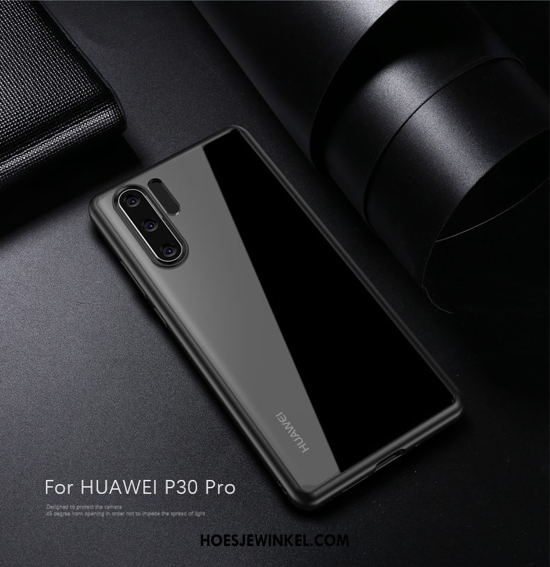 Huawei P30 Pro Hoesje Dun Doorzichtig Eenvoudige, Huawei P30 Pro Hoesje Hoes Net Red