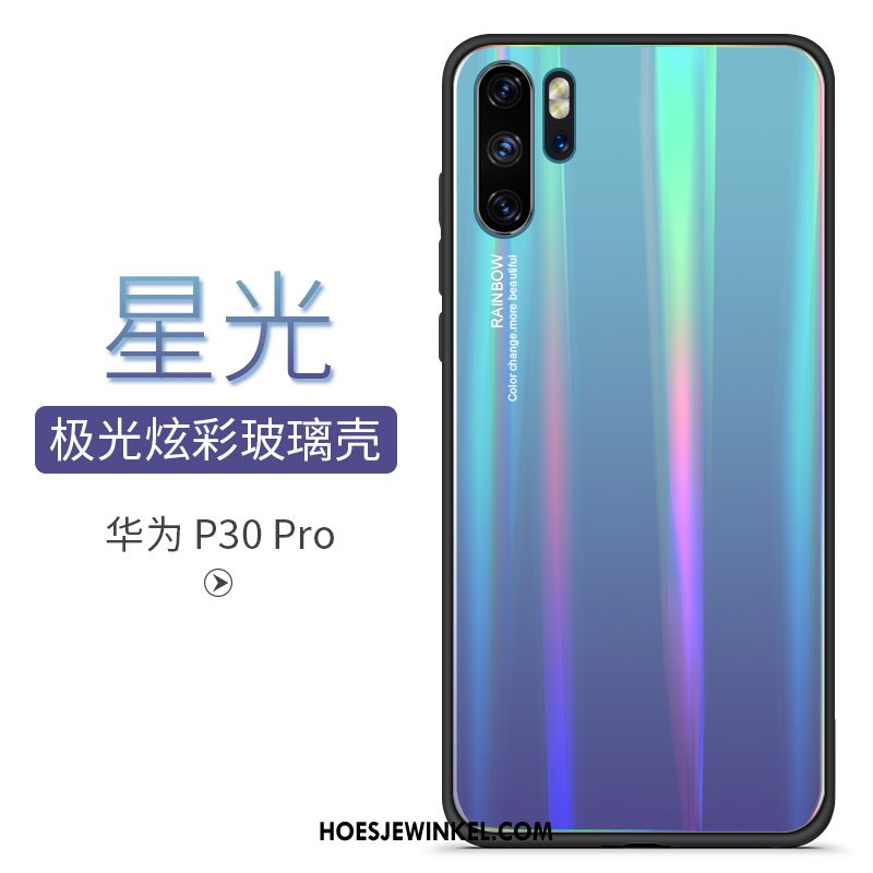 Huawei P30 Pro Hoesje Dun Net Red Spiegel, Huawei P30 Pro Hoesje High End Nieuw