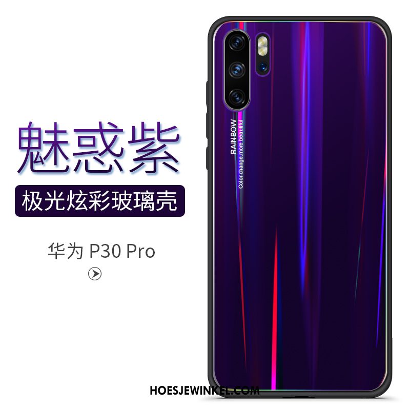 Huawei P30 Pro Hoesje Dun Net Red Spiegel, Huawei P30 Pro Hoesje High End Nieuw