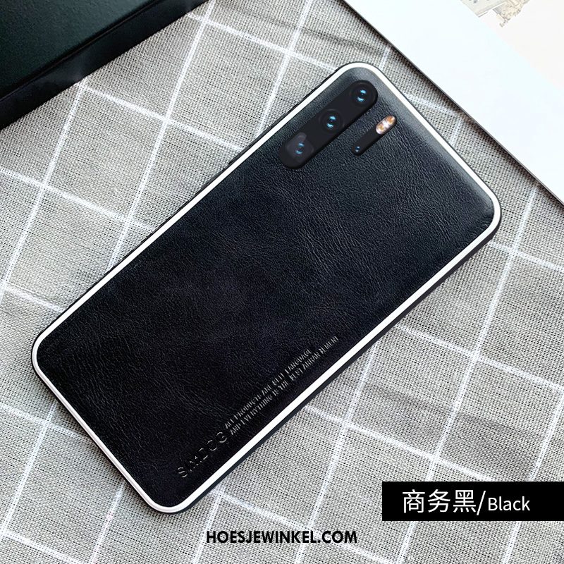 Huawei P30 Pro Hoesje High End Ademend Leer, Huawei P30 Pro Hoesje Eenvoudige Dun