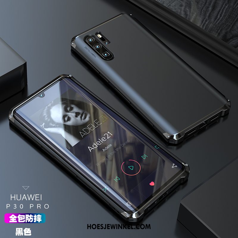 Huawei P30 Pro Hoesje Metaal Nieuw Hoes, Huawei P30 Pro Hoesje Mobiele Telefoon Bescherming