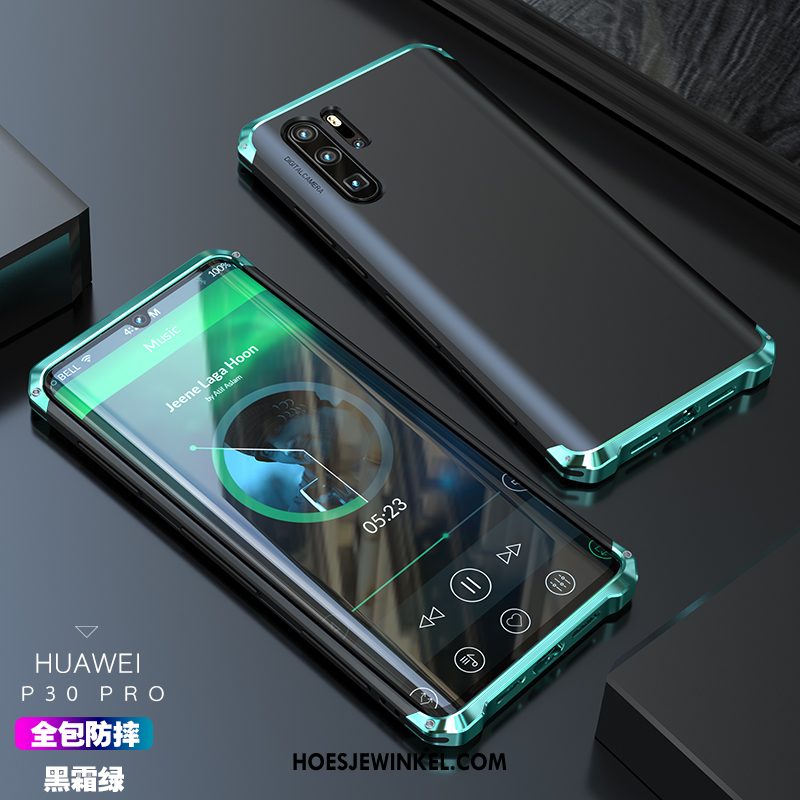 Huawei P30 Pro Hoesje Metaal Nieuw Hoes, Huawei P30 Pro Hoesje Mobiele Telefoon Bescherming