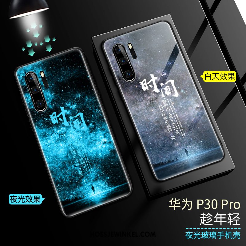 Huawei P30 Pro Hoesje Mobiele Telefoon Bescherming Glas, Huawei P30 Pro Hoesje Dun Trendy Merk