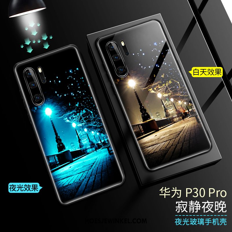 Huawei P30 Pro Hoesje Mobiele Telefoon Bescherming Glas, Huawei P30 Pro Hoesje Dun Trendy Merk