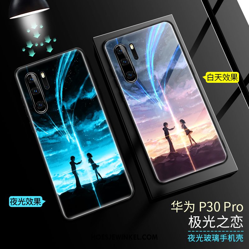 Huawei P30 Pro Hoesje Mobiele Telefoon Bescherming Glas, Huawei P30 Pro Hoesje Dun Trendy Merk