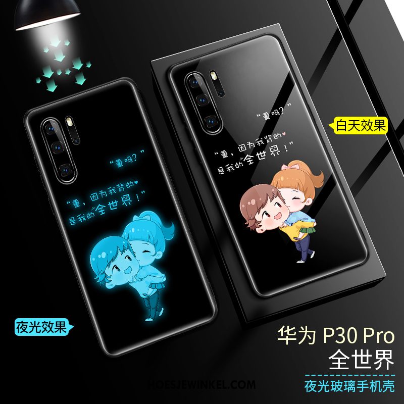 Huawei P30 Pro Hoesje Mobiele Telefoon Bescherming Glas, Huawei P30 Pro Hoesje Dun Trendy Merk