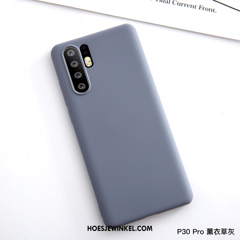 Huawei P30 Pro Hoesje Mobiele Telefoon Leren Etui Rood, Huawei P30 Pro Hoesje All Inclusive Zacht