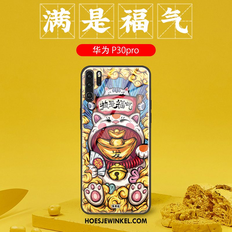 Huawei P30 Pro Hoesje Persoonlijk Bescherming Chinese Stijl, Huawei P30 Pro Hoesje Siliconen Mobiele Telefoon