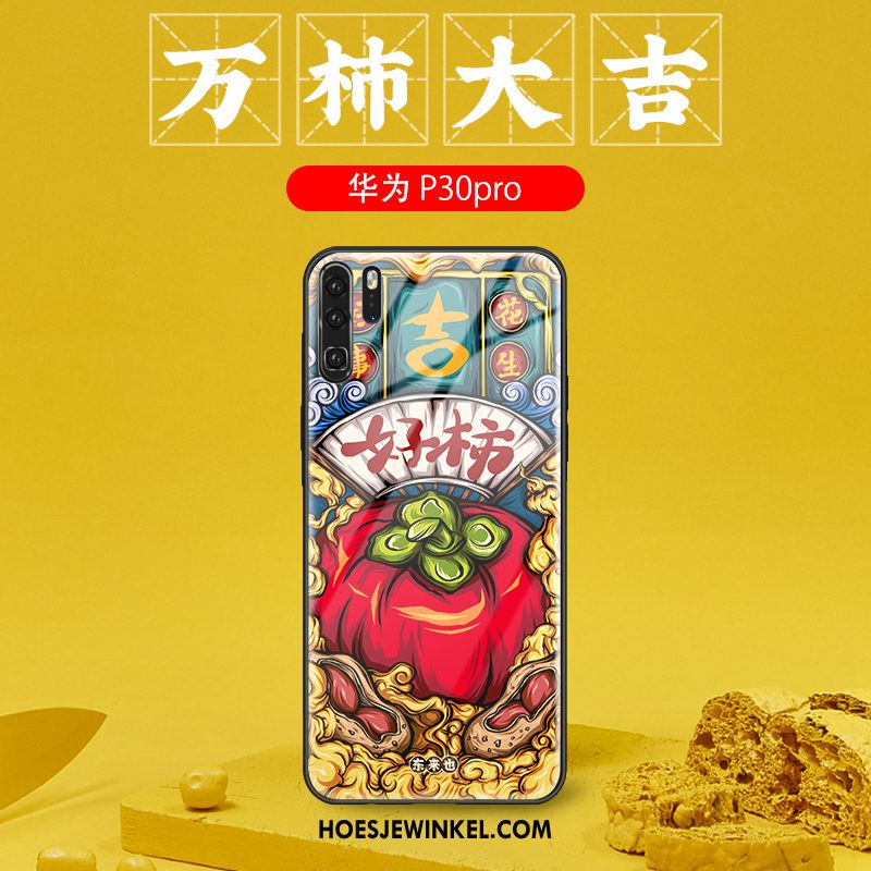 Huawei P30 Pro Hoesje Persoonlijk Bescherming Chinese Stijl, Huawei P30 Pro Hoesje Siliconen Mobiele Telefoon