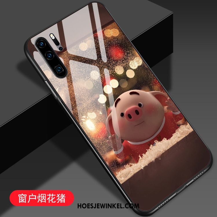 Huawei P30 Pro Hoesje Purper Anti-fall Mini, Huawei P30 Pro Hoesje Spotprent Mooie