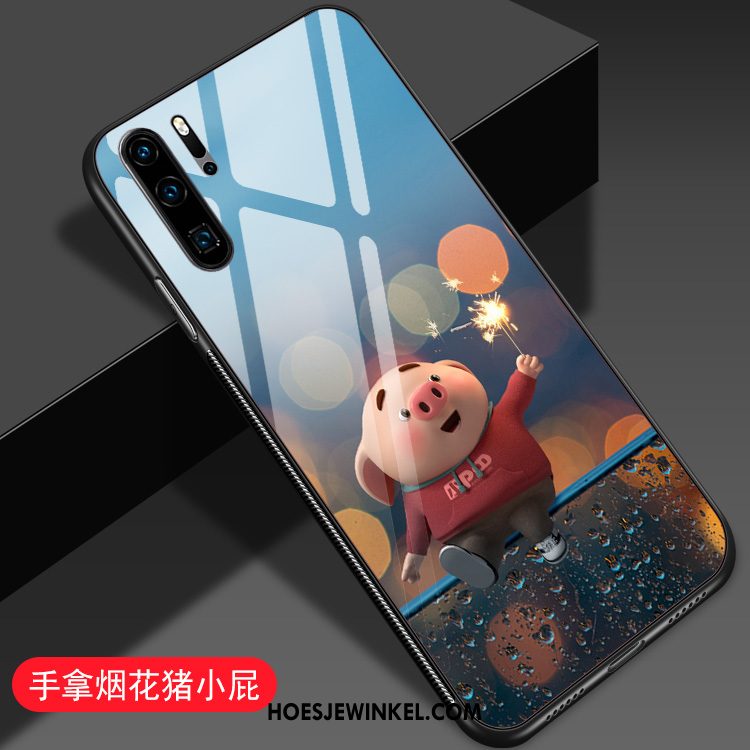 Huawei P30 Pro Hoesje Purper Anti-fall Mini, Huawei P30 Pro Hoesje Spotprent Mooie