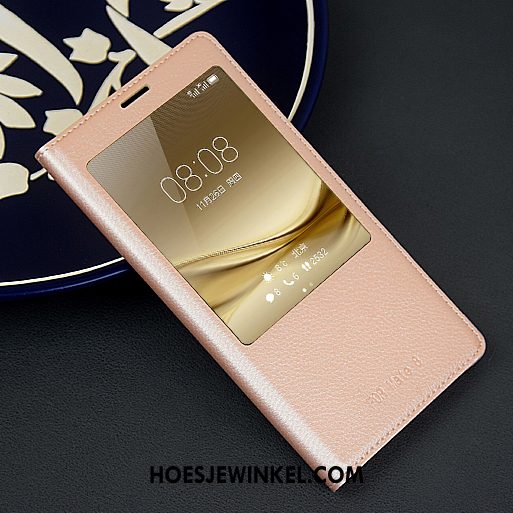 Huawei P30 Pro Hoesje Rose Goud Hoes Winterslaap, Huawei P30 Pro Hoesje Skärmskydd Mobiele Telefoon