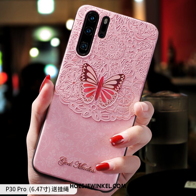 Huawei P30 Pro Hoesje Scheppend Mode All Inclusive, Huawei P30 Pro Hoesje Trend Anti-fall