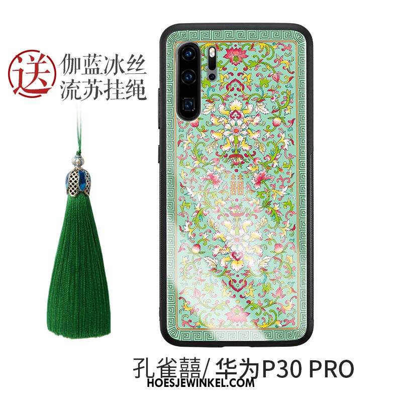 Huawei P30 Pro Hoesje Trend Siliconen Chinese Stijl, Huawei P30 Pro Hoesje Mobiele Telefoon All Inclusive