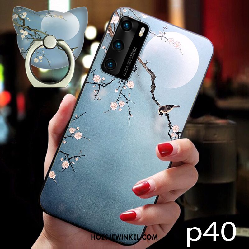 Huawei P40 Hoesje All Inclusive Trend Zacht, Huawei P40 Hoesje Bescherming Net Red