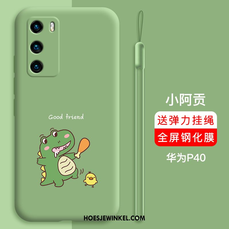 Huawei P40 Hoesje Anti-fall Persoonlijk Scheppend, Huawei P40 Hoesje Hoes Bescherming