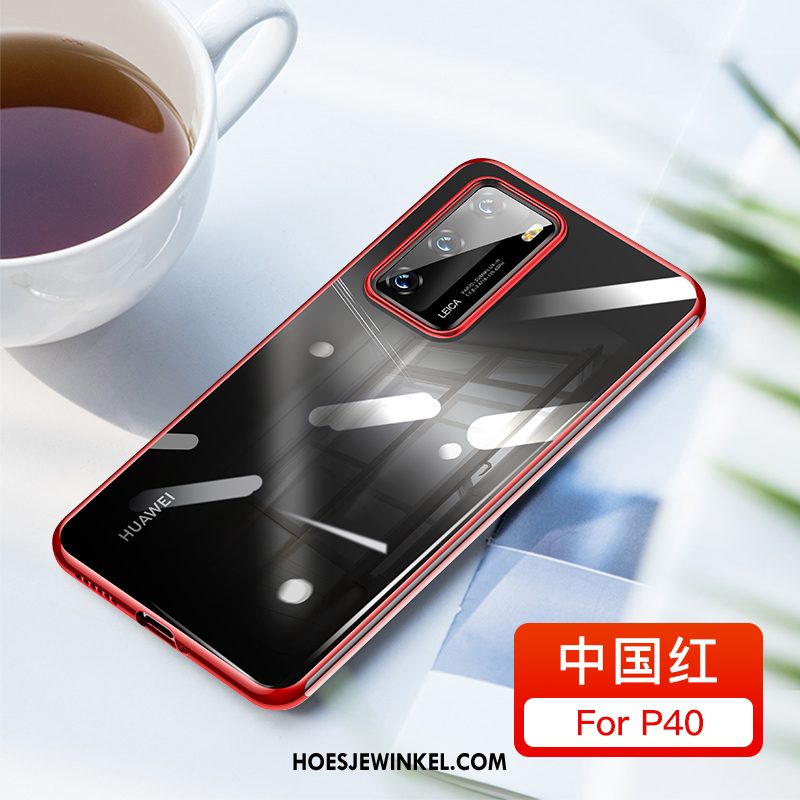 Huawei P40 Hoesje Hoes Siliconen Zacht, Huawei P40 Hoesje Dun All Inclusive