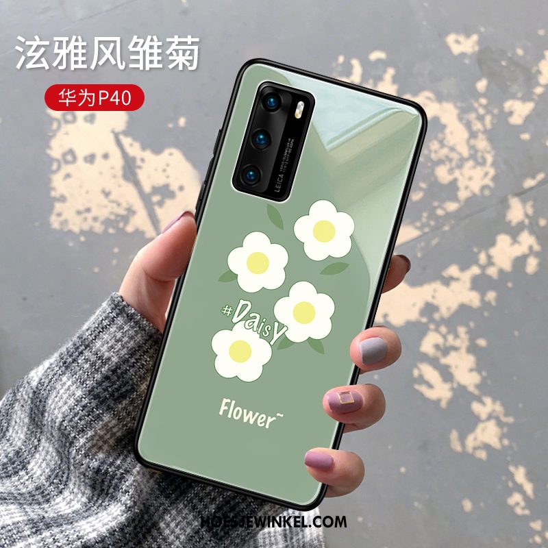 Huawei P40 Hoesje Koe Nieuw Mobiele Telefoon, Huawei P40 Hoesje Mooie Net Red