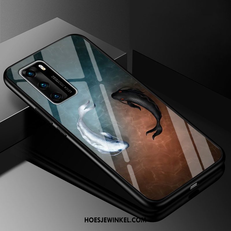 Huawei P40 Hoesje Mobiele Telefoon All Inclusive Anti-fall, Huawei P40 Hoesje Hard Bescherming