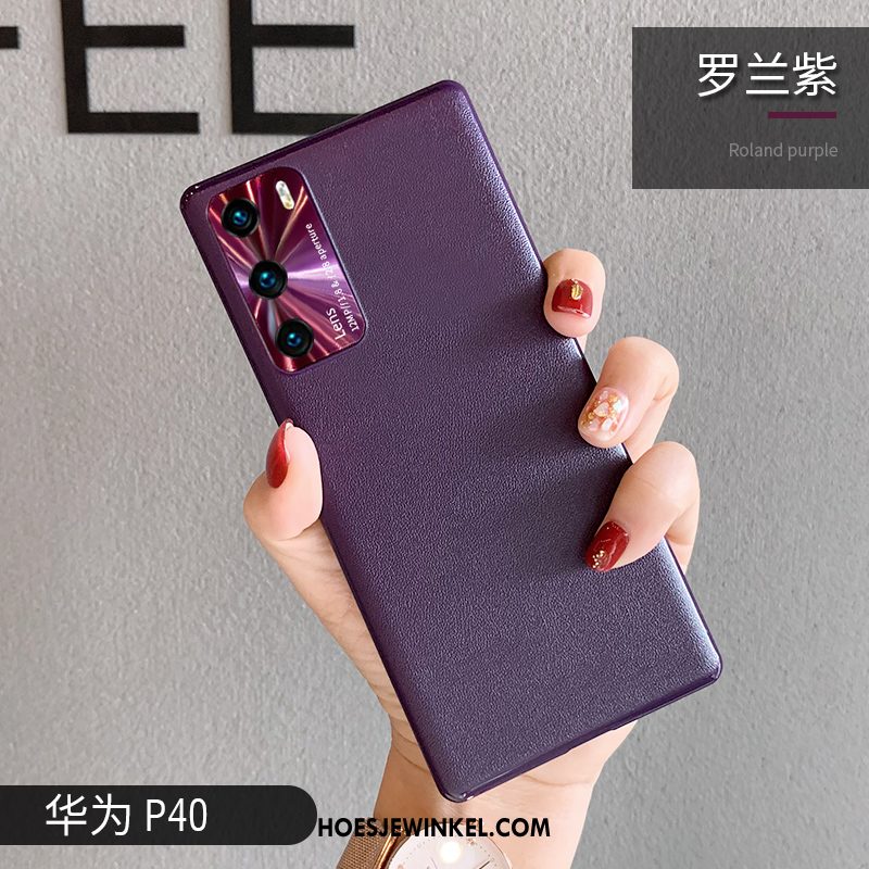 Huawei P40 Hoesje Purper Dun All Inclusive, Huawei P40 Hoesje Bescherming Trendy Merk