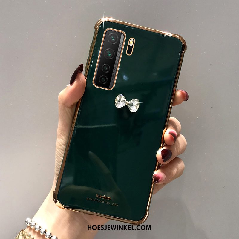 Huawei P40 Lite 5g Hoesje Mode Nieuw Net Red, Huawei P40 Lite 5g Hoesje Zacht Mobiele Telefoon