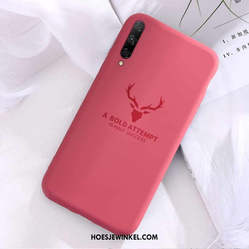 Huawei P40 Lite E Hoesje Bescherming Rat Hoes, Huawei P40 Lite E Hoesje Rood Scheppend Nackte Farbe