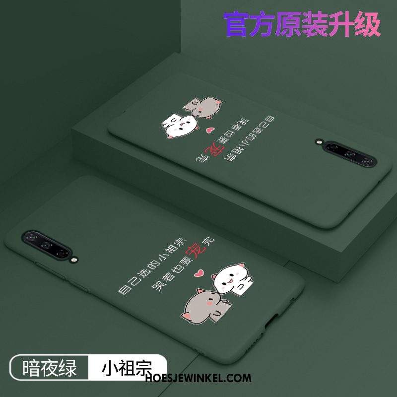 Huawei P40 Lite E Hoesje Zacht Mobiele Telefoon Anti-fall, Huawei P40 Lite E Hoesje Groen Siliconen