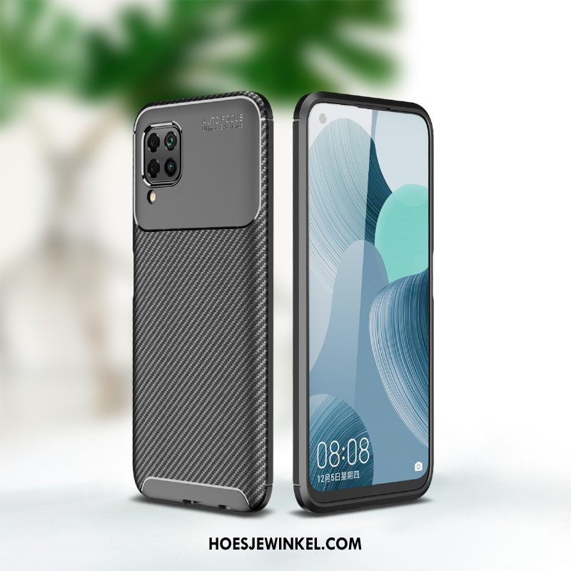 Huawei P40 Lite Hoesje Accessoires Anti-fall Siliconen, Huawei P40 Lite Hoesje Zacht Bescherming