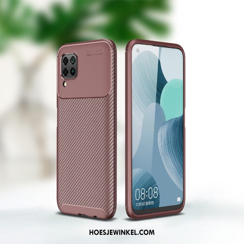 Huawei P40 Lite Hoesje Accessoires Anti-fall Siliconen, Huawei P40 Lite Hoesje Zacht Bescherming