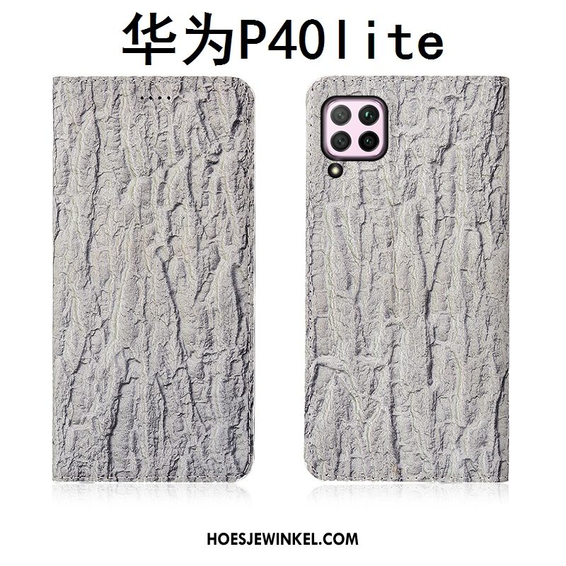 Huawei P40 Lite Hoesje Grijs All Inclusive Mobiele Telefoon, Huawei P40 Lite Hoesje Anti-fall Bescherming