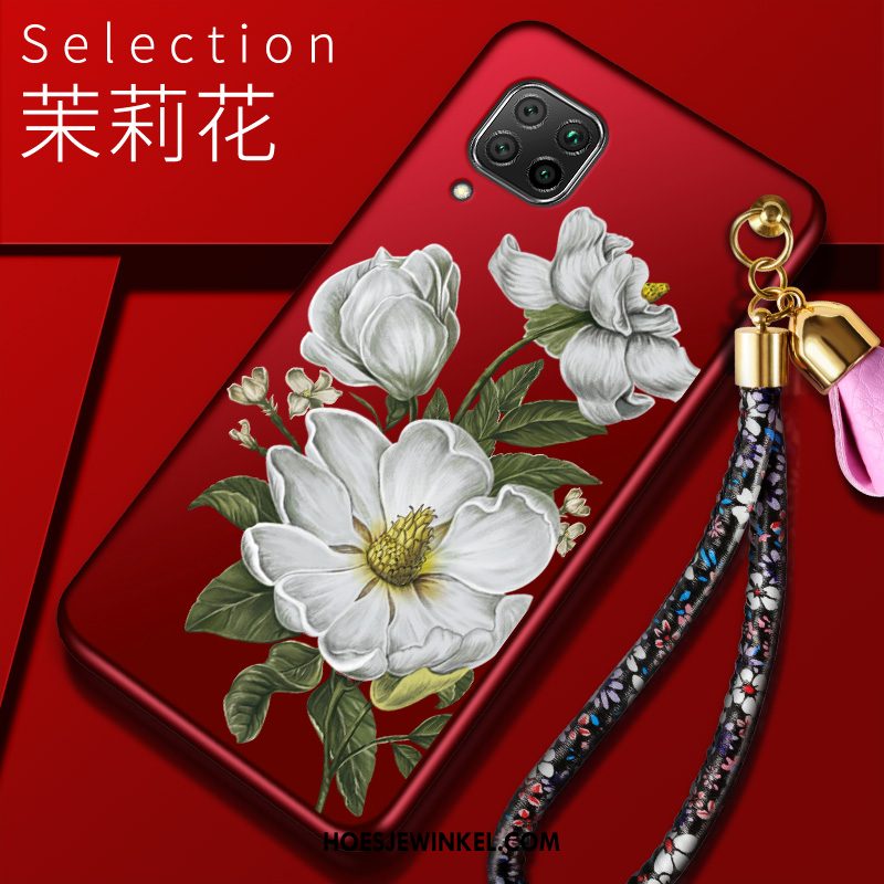 Huawei P40 Lite Hoesje Trendy Merk Scheppend Schrobben, Huawei P40 Lite Hoesje Net Red Hoes