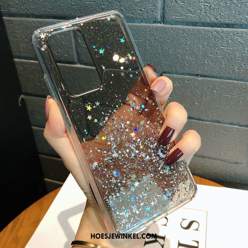 Huawei P40 Pro Hoesje Doorzichtig Anti-fall Zacht, Huawei P40 Pro Hoesje Gasbag Drijfzand