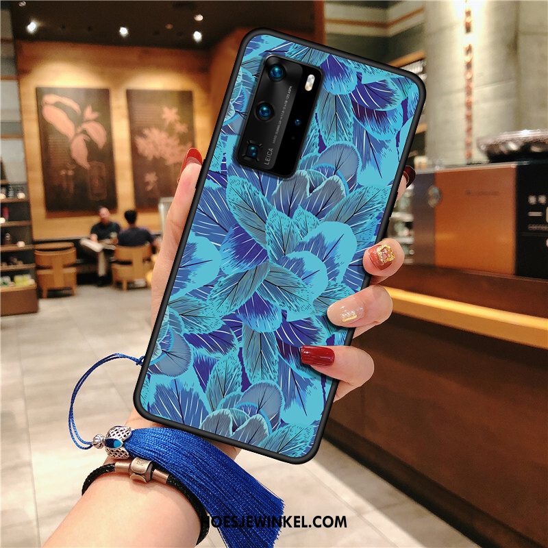 Huawei P40 Pro Hoesje Kwasten Wind Etnische, Huawei P40 Pro Hoesje Schrobben All Inclusive