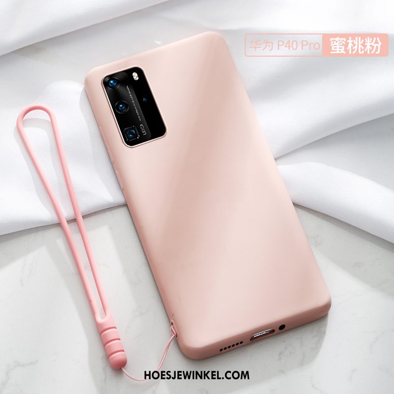 Huawei P40 Pro Hoesje Persoonlijk Dun Net Red, Huawei P40 Pro Hoesje Jeugd Nieuw