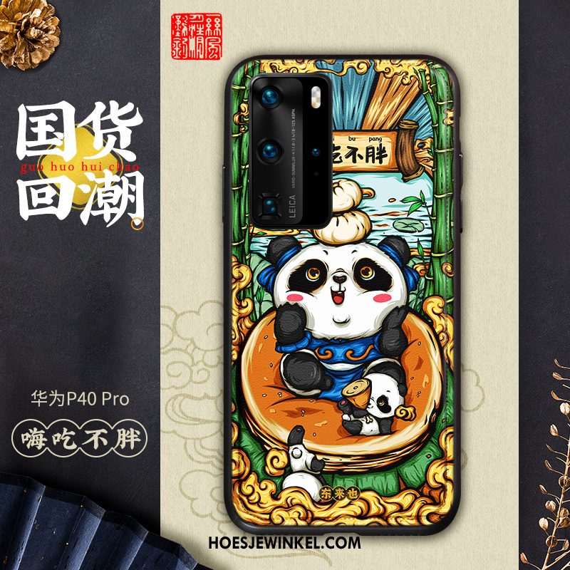 Huawei P40 Pro Hoesje Persoonlijk Patroon Hoes, Huawei P40 Pro Hoesje Scheppend Anti-fall