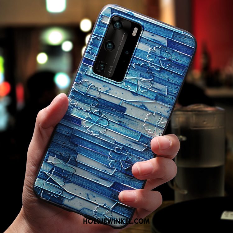 Huawei P40 Pro Hoesje Schrobben Net Red Wind, Huawei P40 Pro Hoesje Persoonlijk Nieuw