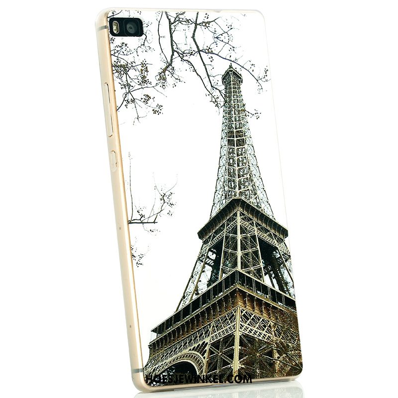 Huawei P8 Hoesje Achterklep All Inclusive Dun, Huawei P8 Hoesje Spotprent Mobiele Telefoon