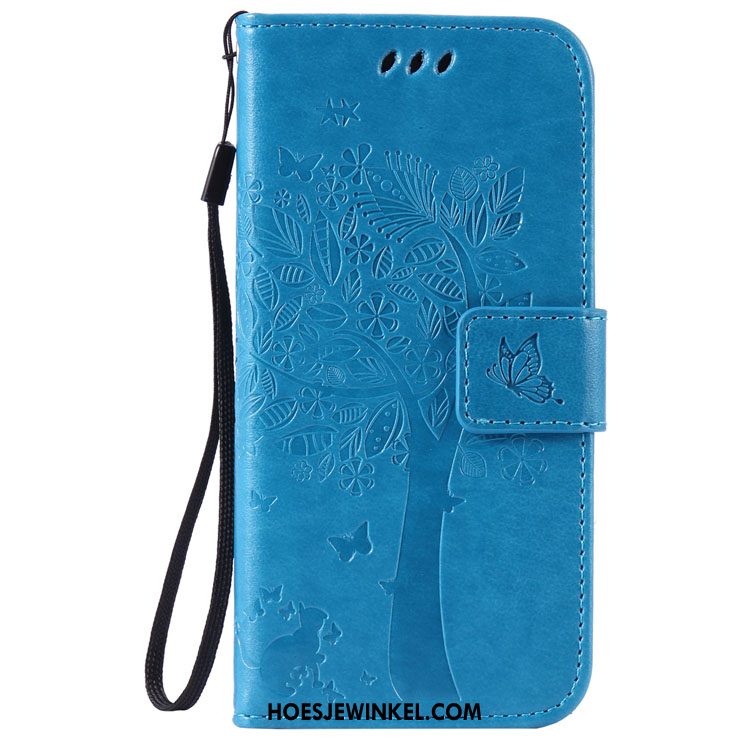 Huawei P8 Hoesje Clamshell Purper Anti-fall, Huawei P8 Hoesje Mobiele Telefoon Bescherming